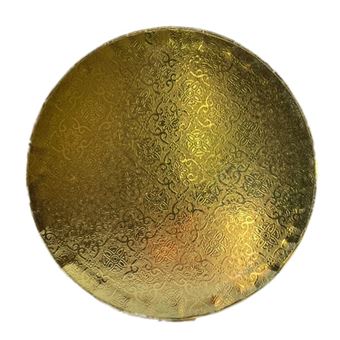 Picture of 14 INCH GOLD ROUND BOARD CAKE